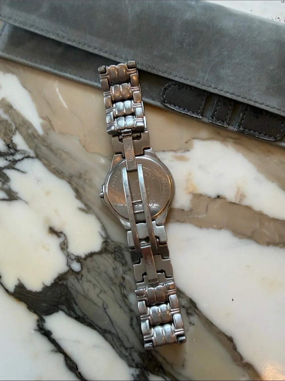 Maurice Lacroix Silver-Tone Men’s Bracelet Watch with White Dial